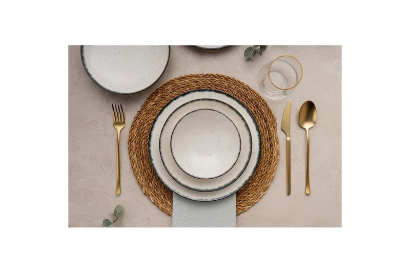 Spisesett (24 deler) Noriel Multicolor - Multifarget - Husholdning - Servering & borddekking - Tallerkener - Servise & tallerkensett