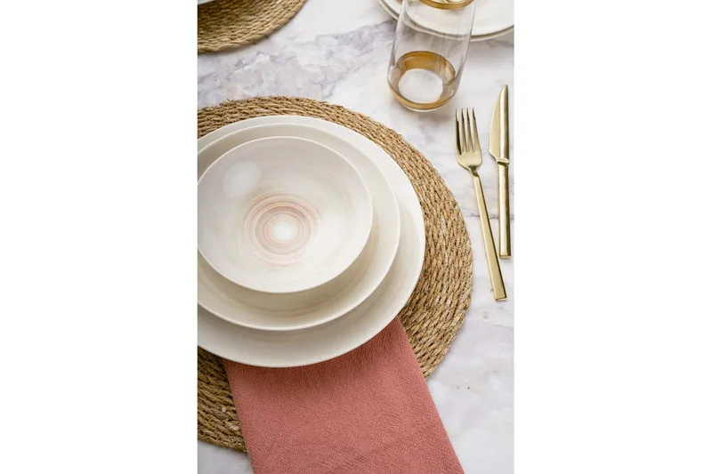 Spisesett (24 deler) Soyal Flerfarget - Multifarget - Husholdning - Servering & borddekking - Tallerkener - Servise & tallerkensett