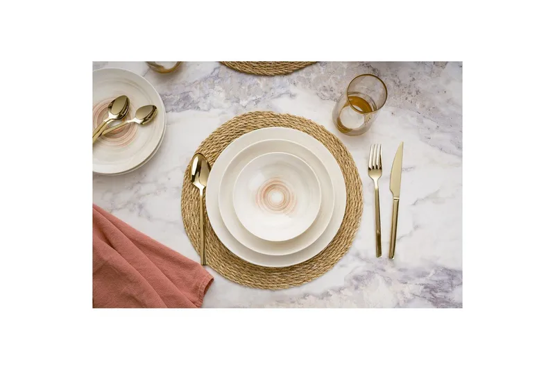 Spisesett (24 deler) Soyal Flerfarget - Multifarget - Husholdning - Servering & borddekking - Tallerkener - Servise & tallerkensett