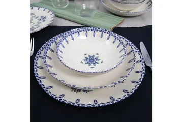Subatan Tallerkensett 24 Deler - Porselen/Hvit - Husholdning - Servering & borddekking - Tallerkener