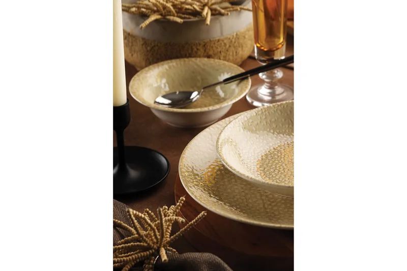 Tallerkensett 24-pk - Flerfarget - Husholdning - Servering & borddekking - Tallerkener