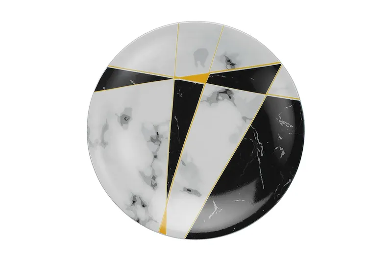 Tallerkensett 24-pk - Flerfarget - Husholdning - Servering & borddekking - Tallerkener - Servise & tallerkensett