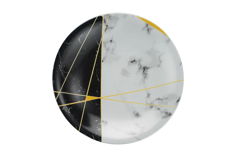 Tallerkensett 24-pk - Flerfarget - Husholdning - Servering & borddekking - Tallerkener - Servise & tallerkensett