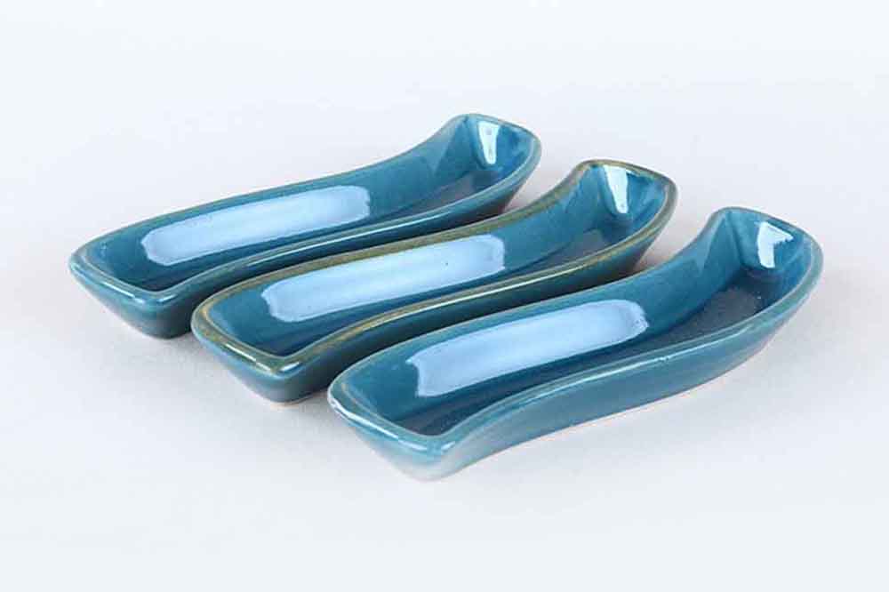 Tallerkensett 3-pk - Mørkeblå