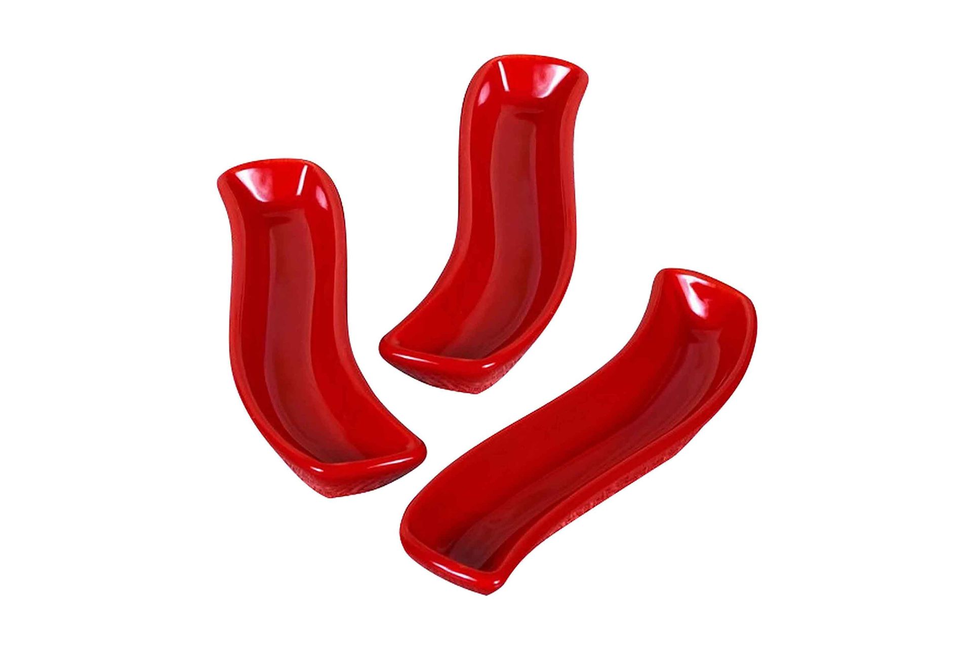 Tallerkensett 3-pk - Rød