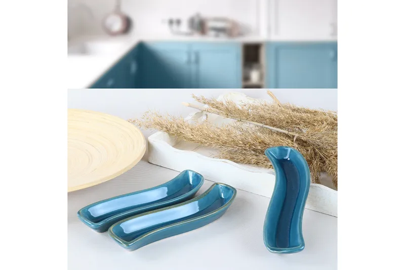 Tallerkensett 3-pk - Mørkeblå - Husholdning - Servering & borddekking - Tallerkener