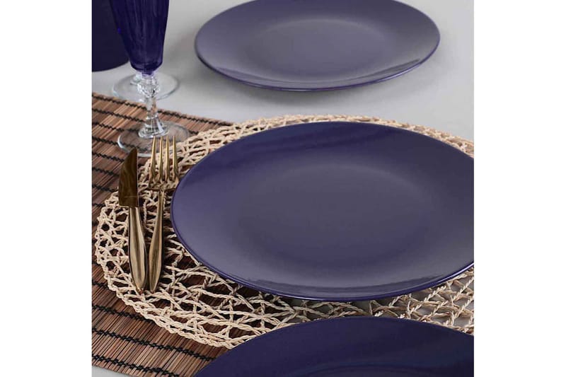 Tallerkensett 6-pk - Lilla - Husholdning - Servering & borddekking - Tallerkener - Servise & tallerkensett