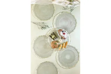 Tharos Tallriksset 28 cm - Gjennomsiktig - Husholdning - Servering & borddekking - Tallerkener