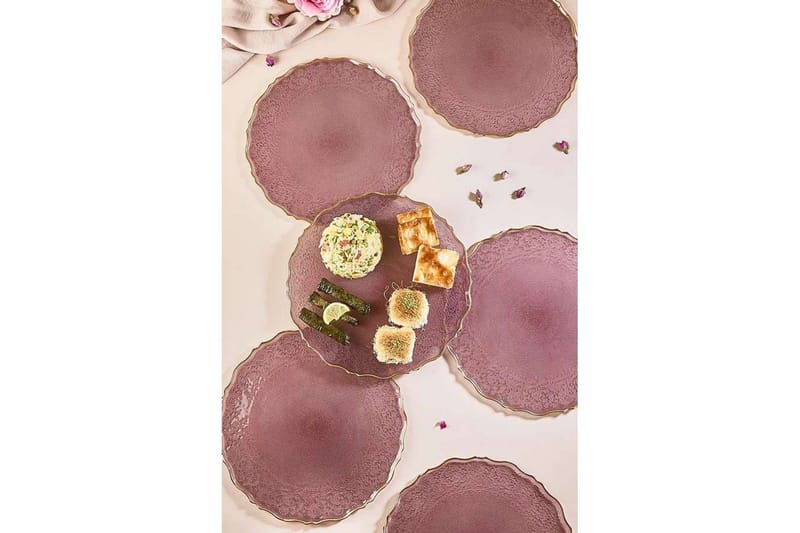 Tharos Tallriksset 28 cm - Plommon - Husholdning - Servering & borddekking - Tallerkener - Servise & tallerkensett