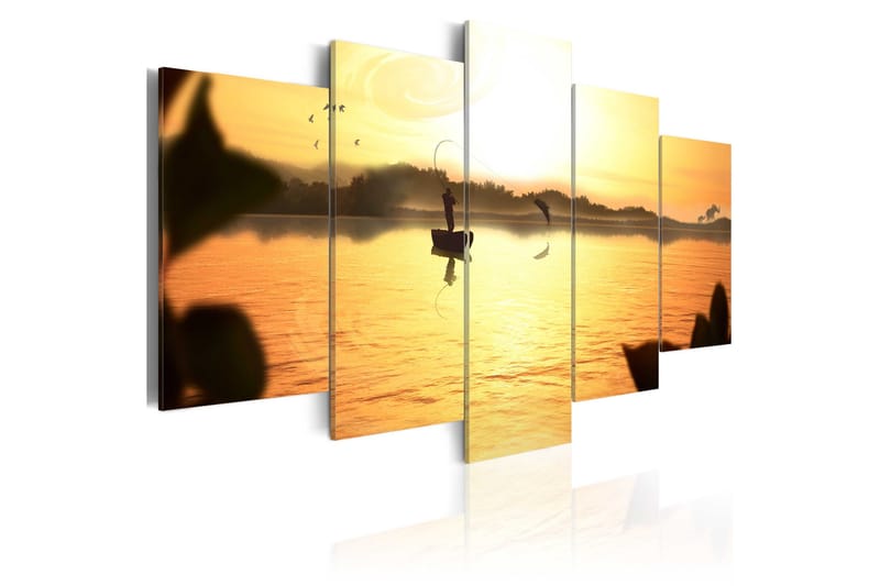 Bilde A Lake At Dusk 200x100, Artgeist sp. z o. o.