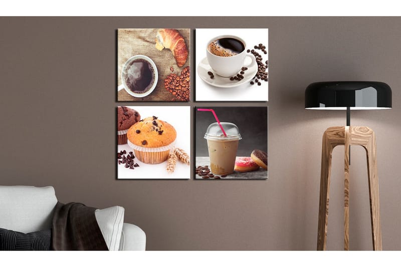 Bilde A Sweet Breakfast 80x80 - Artgeist sp. z o. o. - Innredning - Bilder & kunst - Lerretsbilder