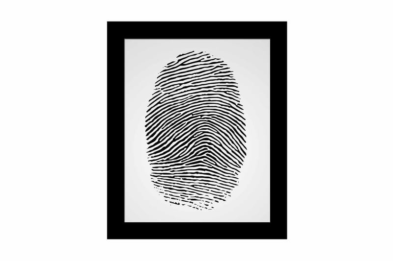 Bilde Abstract med Ramme Flerfarget, 22,3x52,8 cm