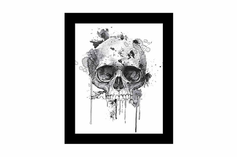 Bilde Abstract med Ramme Flerfarget, 22,3x52,8 cm