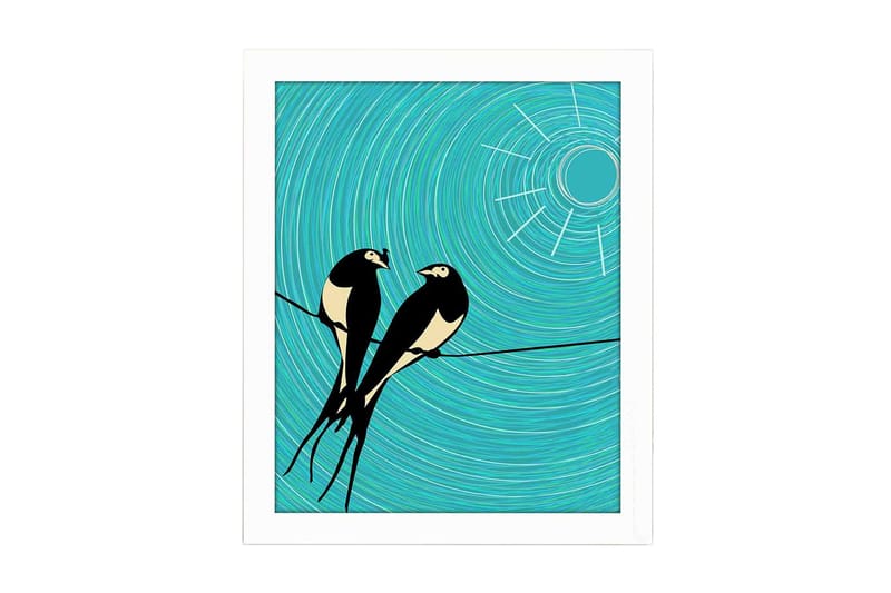 Bilde Animal med Ramme Flerfarget - 22,3x52,8 cm - Innredning - Bilder & kunst