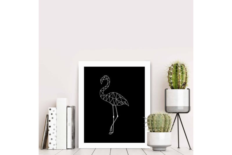 Bilde Animal med Ramme Flerfarget - 22,3x52,8 cm - Innredning - Bilder & kunst