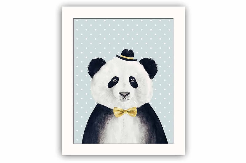 Bilde Animal med Ramme Flerfarget - 22,3x52,8 cm - Innredning - Bilder & kunst
