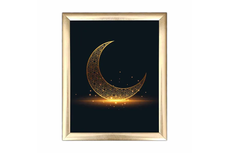 Bilde Astrology med Ramme Flerfarget, 22,3x52,8 cm