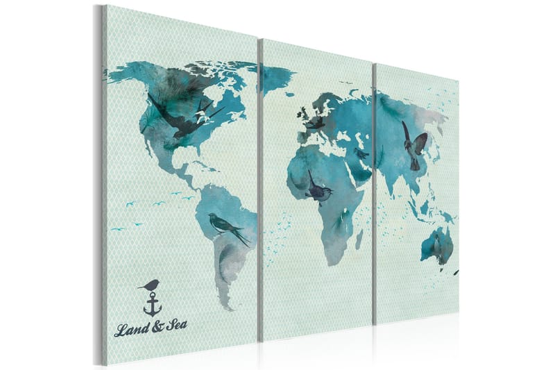 Bilde Avian Migration Triptych 120x80, Artgeist sp. z o. o.