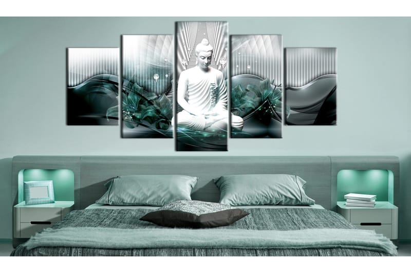 Bilde Azure Meditation 200x100 - Artgeist sp. z o. o. - Innredning - Bilder & kunst - Lerretsbilder