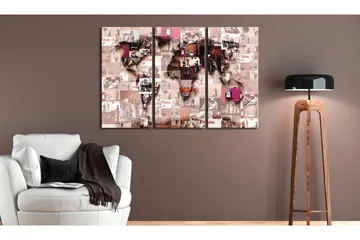 Bilde Banksy Graffiti Collage 120x80 - Artgeist sp. z o. o. - Innredning - Bilder & kunst - Lerretsbilder