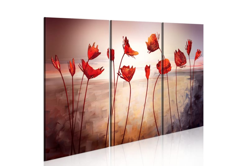 Bilde Bright Red Poppies 120x80, Artgeist sp. z o. o.