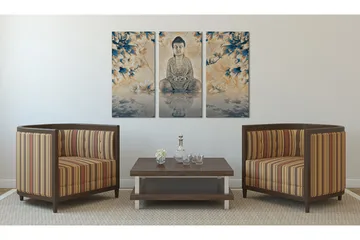 Bilde Buddhistiske Ritualer 120x80 - Artgeist sp. z o. o. - Innredning - Bilder & kunst - Lerretsbilder