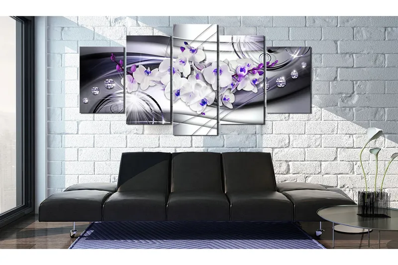 Bilde Coolness Of Orchid 200x100 - Artgeist sp. z o. o. - Innredning - Bilder & kunst - Lerretsbilder