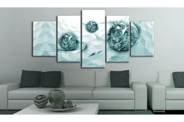 Bilde Embedded In Turquoise 200x100 - Artgeist sp. z o. o. - Innredning - Bilder & kunst - Lerretsbilder