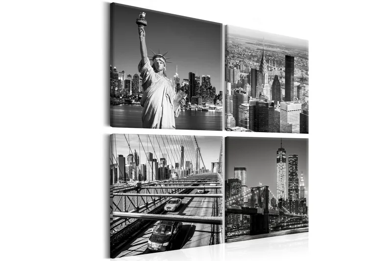 Bilde Faces Of New York 80x80, Artgeist sp. z o. o.