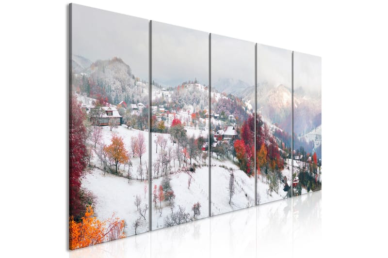 Bilde First Snow 5 Parts Narrow 200x80, Artgeist sp. z o. o.