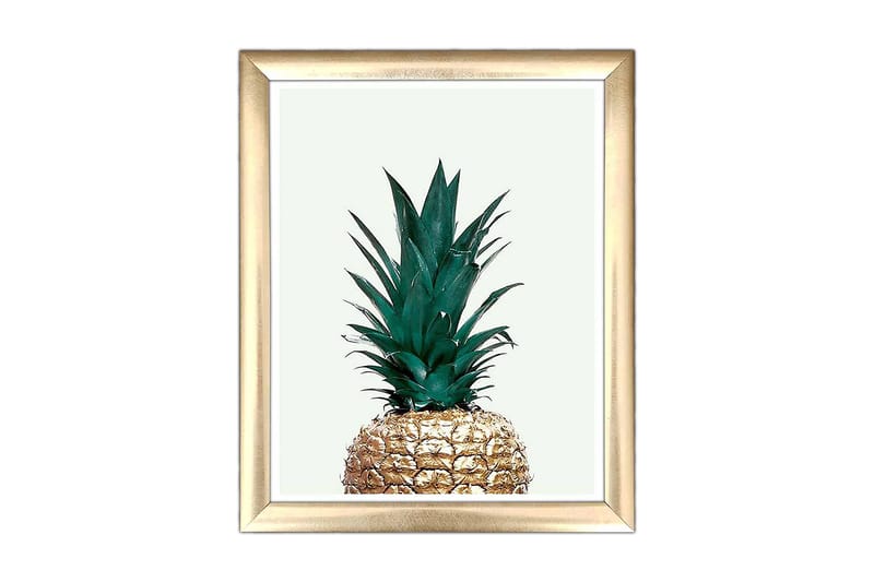 Bilde Floral med Ramme Flerfarget - 22,3x52,8 cm - Innredning - Bilder & kunst