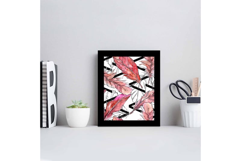 Bilde Floral med Ramme Flerfarget - 22,3x52,8 cm - Innredning - Bilder & kunst