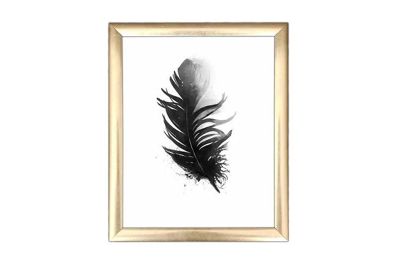 Bilde Floral med Ramme Flerfarget, 22,3x52,8 cm