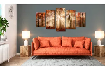 Bilde Forest Fog 100x50 - Artgeist sp. z o. o. - Innredning - Bilder & kunst - Lerretsbilder