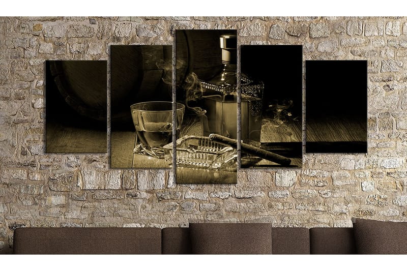 Bilde Gentlemen's Evening Ii 100x50 - Artgeist sp. z o. o. - Innredning - Bilder & kunst - Lerretsbilder