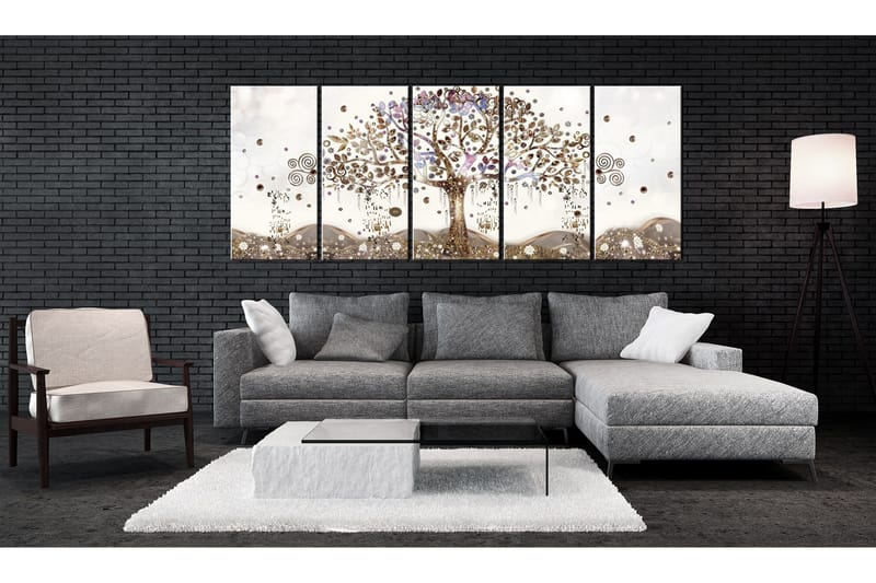 Bilde Geometric Tree 200x80 - Artgeist sp. z o. o. - Innredning - Bilder & kunst - Lerretsbilder