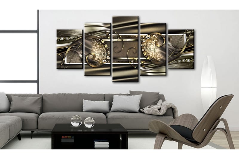 Bilde Golden Beans 100x50 - Artgeist sp. z o. o. - Innredning - Bilder & kunst - Lerretsbilder