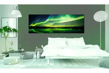 Bilde Green Sky 135x45 - Artgeist sp. z o. o. - Innredning - Bilder & kunst - Lerretsbilder