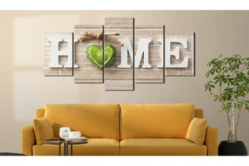 Bilde Home Domestic Melody 100x50 - Artgeist sp. z o. o. - Innredning - Bilder & kunst - Lerretsbilder