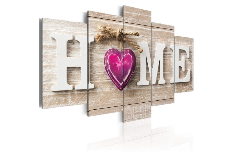 Bilde Home Pink Heart 200x100, Artgeist sp. z o. o.