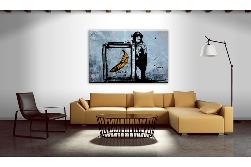 Bilde Inspired By Banksy 60x40 - Artgeist sp. z o. o. - Innredning - Bilder & kunst - Lerretsbilder