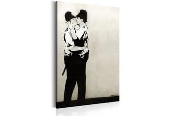 Bilde Kissing Coppers at Banksy 80x120