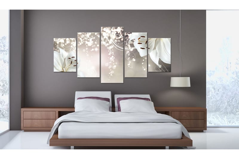 Bilde Magic White 200x100 - Artgeist sp. z o. o. - Innredning - Bilder & kunst - Lerretsbilder