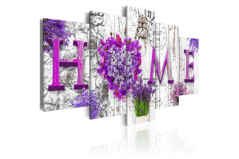 Bilde Mauve Asylum 100x50, Artgeist sp. z o. o.
