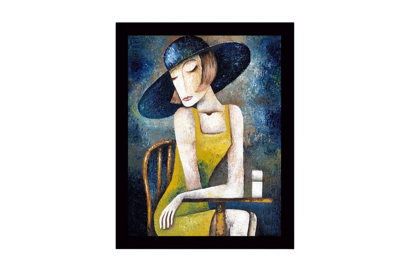 Bilde med Ramme Flerfarget - 41x56 cm - Innredning - Bilder & kunst