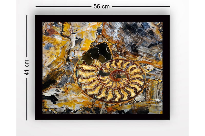 Bilde med Ramme Flerfarget - 44x15 cm - Innredning - Bilder & kunst