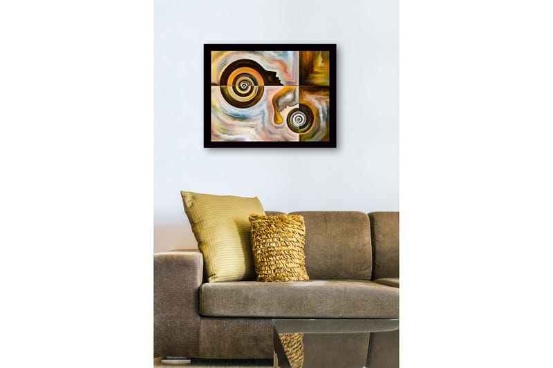Bilde med Ramme Flerfarget - 44x15 cm - Innredning - Bilder & kunst