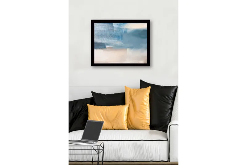 Bilde med Ramme Flerfarget - 44x15 cm - Innredning - Bilder & kunst