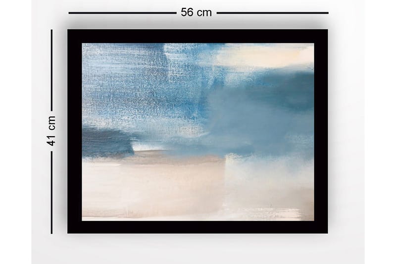 Bilde med Ramme Flerfarget - 44x15 cm - Innredning - Bilder & kunst