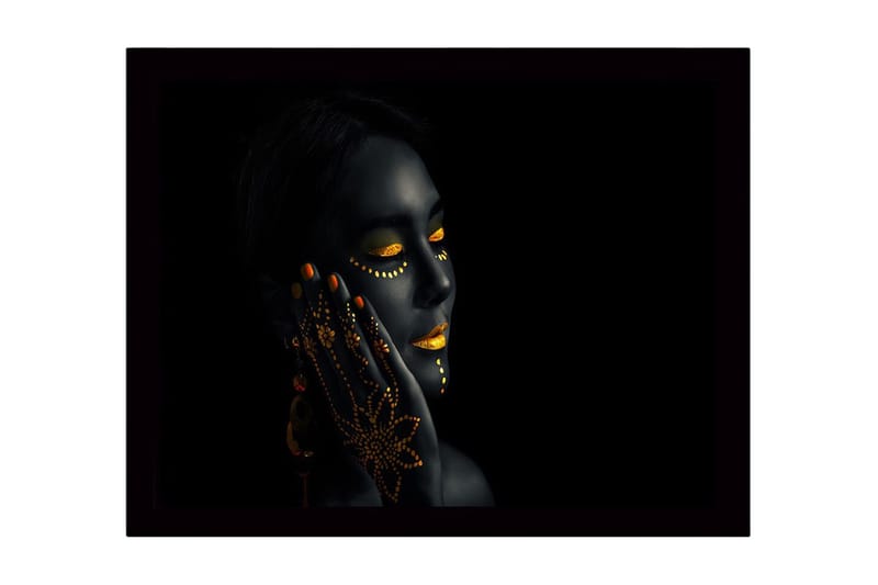 Bilde med Ramme Flerfarget - 44x15 cm - Innredning - Bilder & kunst